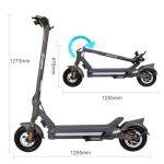 CUNFON Electric Scooter: 1200W, 31 mph, 50 Miles Range