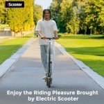 iScooter Electric Scooter, i8L Electric Scooters Adult with Cuise Control, 30KM Long Range, 350W Motor,3 Speed Mode, Double Braking System Fast E Scooter for Adults and Teens