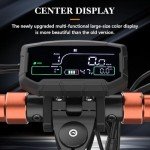 Electric Scooter Adult, E Scooter 35 km Long Range, 3 Speed Mode Adjustable,LCD Display Double Braking System,Foldable and Portable