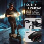 Adult Electric Scooter with Double Shock Absorption