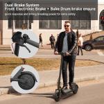 300W Portable Folding Electric Scooter with 20Km Range