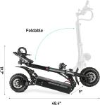 Fast Folding Electric Scooter for Adults, 50MPH