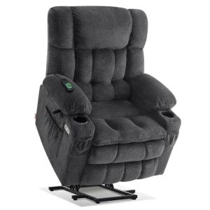 MCombo Dual Motor Recliner Chair with Massage & Heat