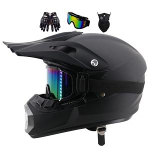Youth Offroad Motocross Full Face Helmet Set