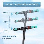 RCB Electric Scooter for Kids age 8-12-16, Only 7.55KG Foldable Electric Scooter, Two Types of Braking, Maximum Range 16 KM, Maximum Speed 12.4 MPH, Gift for Kids and Teenagers