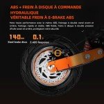 JAYSIMXIN Electric Scooter Adult Fast,10 Inch All-Terrain Electric Scooter,1600vv Power Dual Motor Folding Off Road E Scooter.Smart App,55V 32Ah Lithium Battery,Range of 130 km,Load Capacity 200 kg.