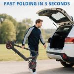 Kedaung Electric Scooter for Adults, Folding Sports Scooter, Double Braking Electric Scooters for Travelers, 8.5" Tires Electric Scooter for Adults