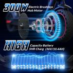 Sunclimb 8.5" Electric Scooter for Adults with App