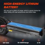 iScooter iX3/iX4/iX7Pro Electric Scooter with Off-Road Tires