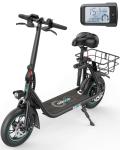 Gyroor Electric Commuter Scooter with Seat and Basket