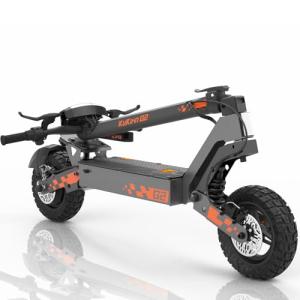 Kukirin Electric Scooter, 800W Motor E-Scooter Up to 34 Miles Range Max, Top Speed 28 MPH, 10" Vacuum Tires, Folding Commute Electric Scooter for Adults