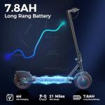 HopCycle 500W Electric Scooter - 18 MPH Speed