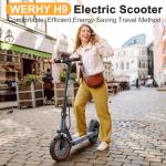 WERHY H9 Electric Scooter - 500W, 22 mph, Foldable