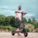 Kukirin Electric Scooter, 800W Motor E-Scooter Up to 34 Miles Range Max, Top Speed 28 MPH, 10" Vacuum Tires, Folding Commute Electric Scooter for Adults