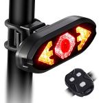 Wireless Bike Tail Light with Turn Signal Remote