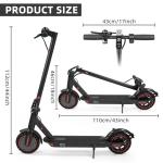 Foldable Electric Scooter, 18-28 Mile Range, Dual Suspension