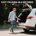 Foldable Electric Scooter, 18-28 Mile Range, Dual Suspension