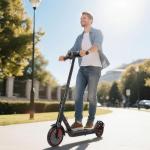 Foldable Electric Scooter, 18-28 Mile Range, Dual Suspension