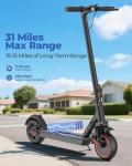 Powerful 500W Electric Scooter with 31-Mile Range