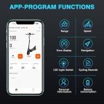 HITWAY Electric Scooter Adult 10 Inch, 15.6-27AH Battery 500W Motor, Foldabler, 3 Speed Modes, Maximum Speed 25KM/H, Tubeless Tire, Turn Signals, APP