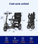 Adult Three-Wheel Mobility Scooter with 25-Mile Range