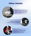 Adult Three-Wheel Mobility Scooter with 25-Mile Range