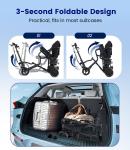 Adult Three-Wheel Mobility Scooter with 25-Mile Range