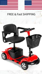 Four-Wheel Mobility Scooter for Adults 300 lbs Capacity