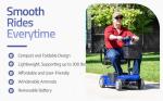 Four-Wheel Mobility Scooter for Adults 300 lbs Capacity
