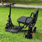 Adult Foldable 4-Wheel Mobility Scooter, 20-Mile Range