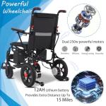 All-Terrain Lightweight Electric Wheelchair for Seniors
