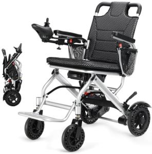 Lightweight Foldable Electric Wheelchair for All Terrain
