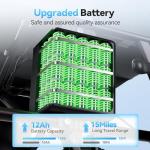 Lightweight Electric Wheelchair with 15-Mile Range