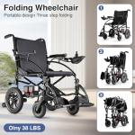 Zurcheel SLF30 Foldable Electric Wheelchair for Adults