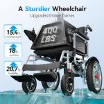 Portable All-Terrain Electric Wheelchair for Adults