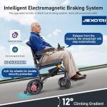 Lightweight Foldable Electric Wheelchair for Adults