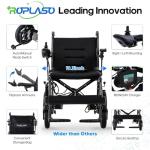 Lightweight Foldable Motorized Electric Wheelchair for Adults