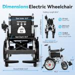 Portable All-Terrain Electric Wheelchair for Adults