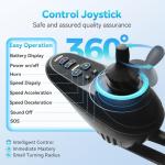 Portable All-Terrain Electric Wheelchair for Adults