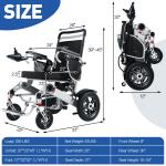 All-Terrain Foldable Electric Wheelchair for Adults