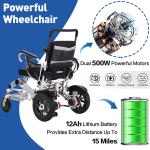 All-Terrain Foldable Electric Wheelchair for Adults