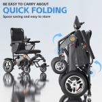 Foldable All-Terrain Electric Motorized Wheelchair