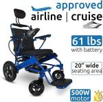 Ultra Lightweight Folding Electric Wheelchair for Travel