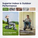 V53 Foldable Lightweight Electric Wheelchair