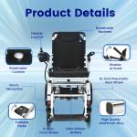 Foldable Electric Wheelchair for Adults, 15 Mile Range
