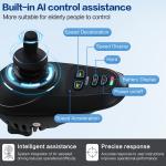 All-Terrain Foldable Electric Wheelchair for Adults