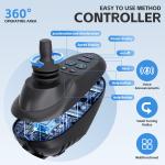 Foldable All-Terrain Electric Motorized Wheelchair