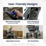 V53 Foldable Lightweight Electric Wheelchair