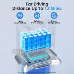 Foldable All-Terrain Electric Motorized Wheelchair