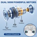 All-Terrain Foldable Electric Wheelchair for Adults